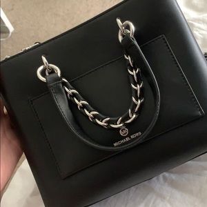 Michael Kors Cece Small Leather Chain Crossbody